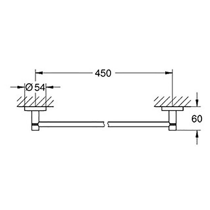 Полотенцедержатель Grohe Essentials 40688001 Хром