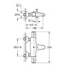Смеситель для ванны Grohe Grohtherm 800 34567000 с термостатом Хром