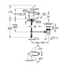 Смеситель для раковины Grohe Euroeco 23262000 Хром