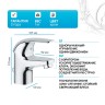 Смеситель для раковины Grohe Euroeco 23262000 Хром