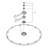 Верхний душ Grohe Rainshower Cosmopolitan 27477000 Хром