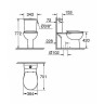 Унитаз-компакт Grohe Bau Ceramic 39346000 с бачком и сиденьем Микролифт