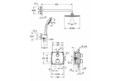 Душевая система Grohe Grohtherm 34734000 с термостатом Хром