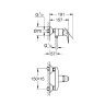 Смеситель для душа Grohe Bauflow 23755000 Хром