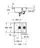 Кухонная мойка Grohe K500 56 31648AP0 Черный гранит