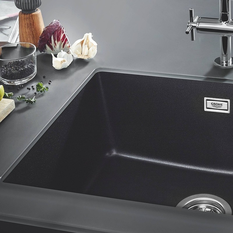 Кухонная мойка Grohe K700 61 31655AP0 Черный гранит