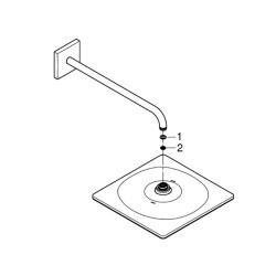 Верхний душ Grohe Rainshower 310 Mono 26563000