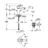 Смеситель для раковины Grohe BauLoop 23886001 Хром