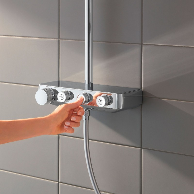 Душевая система Grohe SmartControl 26507000 с термостатом Хром