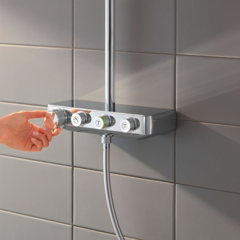 Душевая система Grohe SmartControl 26507000 с термостатом Хром