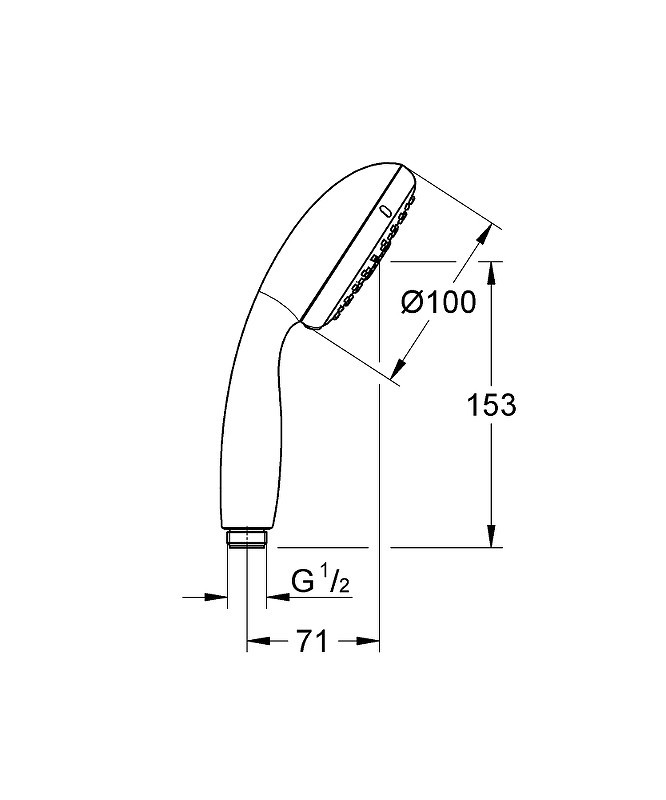 Ручной душ Grohe Tempesta New 28578002