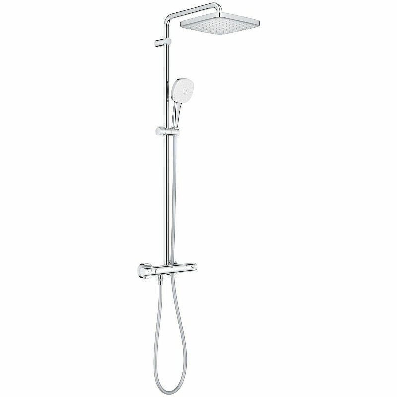 Душевая система Grohe Tempesta Cube 250 26689001 с термостатом