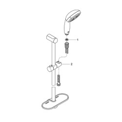 Душевой гарнитур Grohe Tempesta New 28593002 Хром