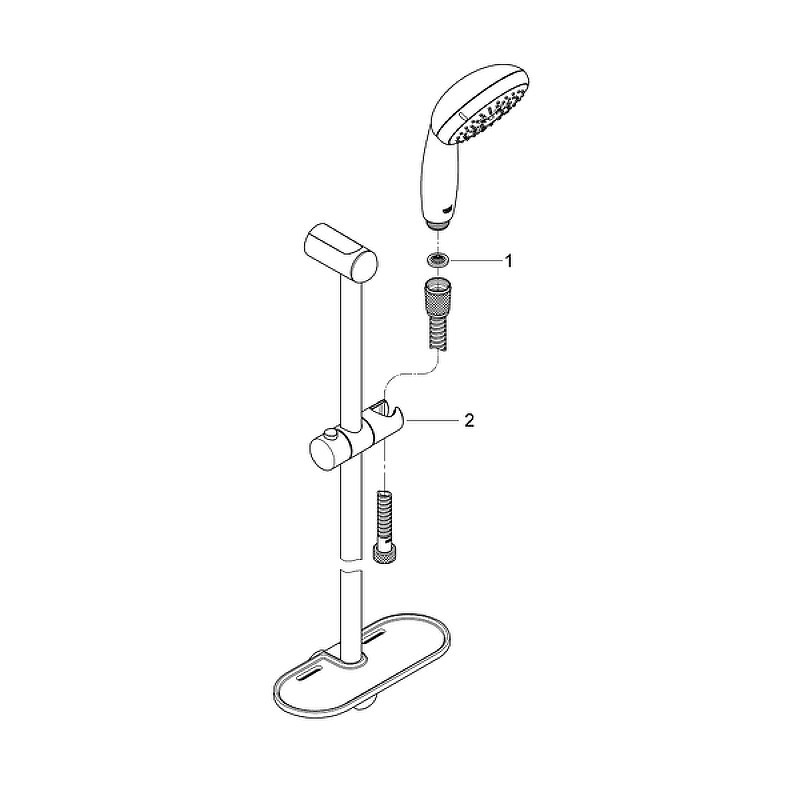 Душевой гарнитур Grohe Tempesta New 28593002 Хром