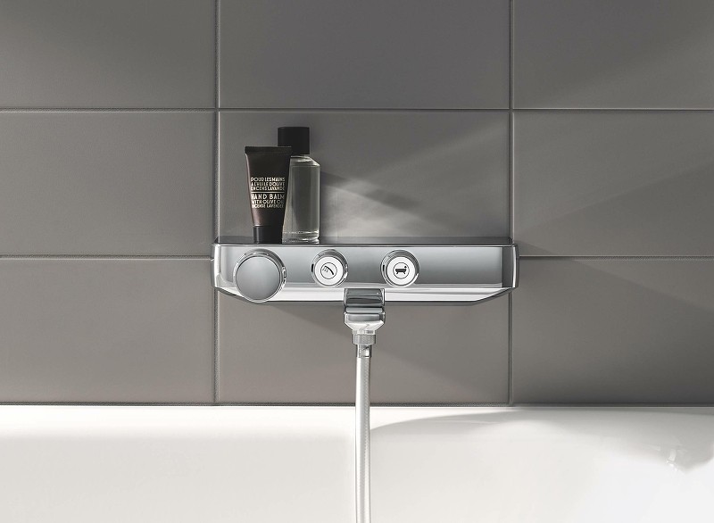 Смеситель для ванны Grohe Grohtherm SmartControl 34718000 с термостатом Хром