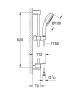 Душевой гарнитур Grohe Tempesta Cosmopolitan 27928002 Хром
