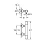 Смеситель для душа Grohe Grohtherm 500 34793000 с термостатом Хром