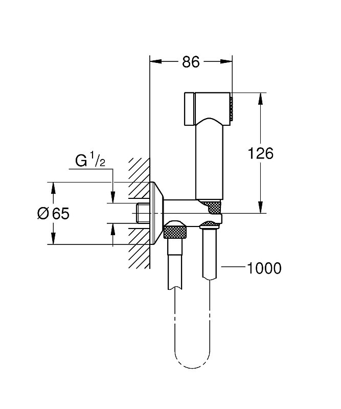 Гигиенический душ Grohe Sena Trigger Spray 26329000