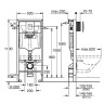 монтажная рама Grohe Rapid SL 39939000 для унитаза с клавишей смыва цвет Черный