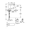 Смеситель для раковины Grohe Euroeco Cosmopolitan E 36330001 Хром