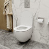 Комплект унитаза с инсталляцией Grohe Rapid SL 39182001 цвет Белый с сиденьем Микролифт и клавишей смыва цвет Хром