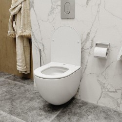 Комплект унитаза с инсталляцией Grohe Rapid SL 39182001 цвет Белый с сиденьем Микролифт и клавишей смыва цвет Хром