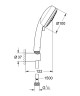 Душевой гарнитур Grohe Tempesta Cosmopolitan 100 27588002 Хром