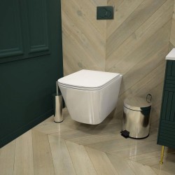 Комплект унитаза с инсталляцией Grohe Rapid SL 39195001 цвет Белый с сиденьем Микролифт и клавишей смыва цвет Хром
