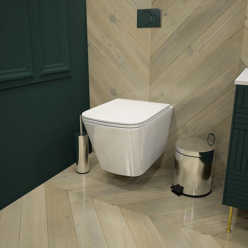 Комплект унитаза с инсталляцией Grohe Rapid SL 39195001 цвет Белый с сиденьем Микролифт и клавишей смыва цвет Хром
