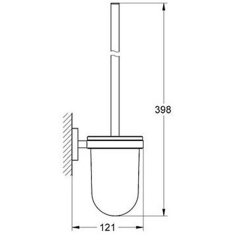 Ершик для унитаза Grohe Essentials 40374001 Хром