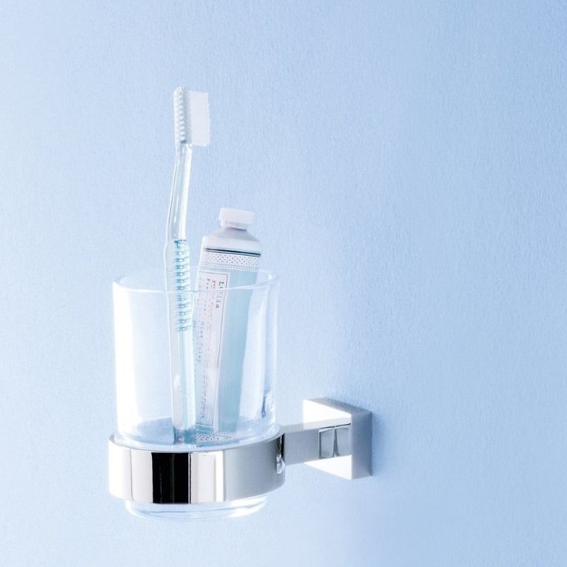 Стакан для зубных щеток Grohe Essentials 40372001 прозрачное стекло
