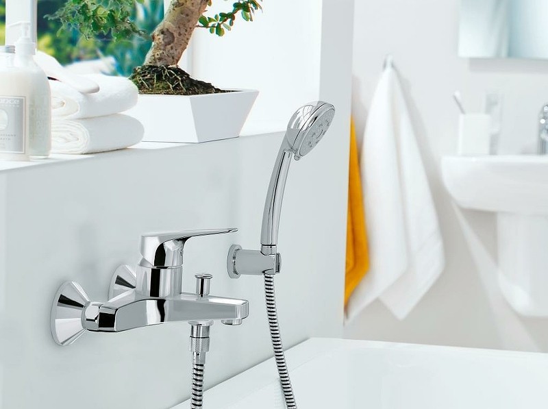 Смеситель для ванны Grohe Bauflow 23756000 Хром