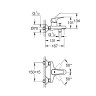 Смеситель для ванны Grohe Bauflow 23756000 Хром