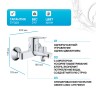 Смеситель для ванны Grohe BauEdge 23334000 Хром