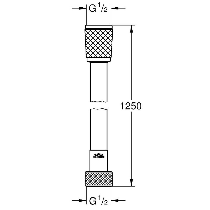 Душевой шланг Grohe Relexaflex 28150002 Хром