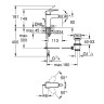 Смеситель для биде Grohe Cubeo 1018100000 цвет Хром