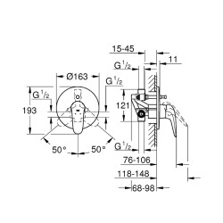 Смеситель для душа Grohe Eurostyle Solid 23730003