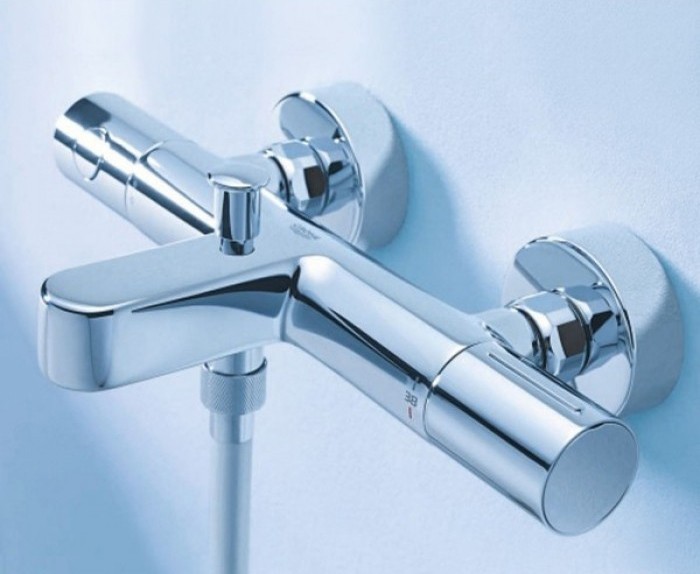 Смеситель для ванны Grohe Grohtherm 800 Cosmopolitan 34766000 с термостатом