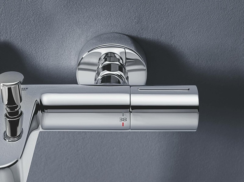 Смеситель для ванны Grohe Grohtherm 800 Cosmopolitan 34766000 с термостатом