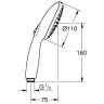 Ручной душ Grohe Tempesta 110 27597003 Хром