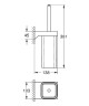 Ершик для унитаза Grohe Selection Cube 40857000 Хром