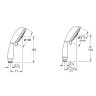 Ручной душ Grohe Tempesta New Rustic 27608001 Хром