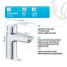 Смеситель для раковины Grohe Eurosmart 23922003 Хром