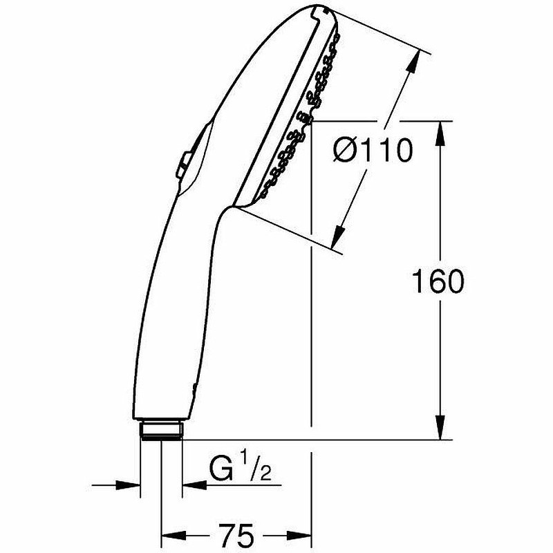Ручной душ Grohe Tempesta 110 26161003 Хром