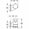 Держатель ручного душа Grohe Tempesta 27595001 Хром
