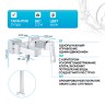 Смеситель для ванны Grohe Eurocube 23141000 Хром
