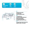 Смеситель для ванны Grohe Eurocube 23140000 Хром