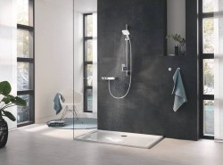 Душевой гарнитур Grohe Rainshower SmartActive 26586LS0 Белая луна Хром