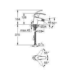 Смеситель для биде Grohe Eurosmart New 32927002