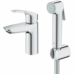 Смеситель для раковины Grohe Eurosmart 23124003 с гигиеническим душем Хром